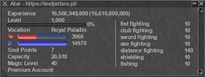 Signature for player Atar