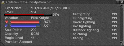 Signature for player Czikita