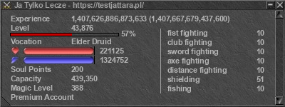 Signature for player Ja Tylko Lecze