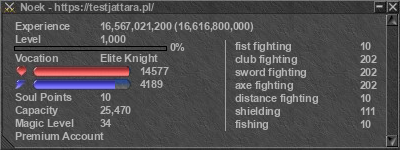 Signature for player Noek